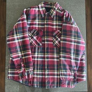 Oversized insulated women’s flannel jacket